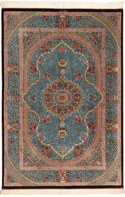 132X200 絨毯 クム シルク オリエンタル (絹, ペルシャ/イラン)