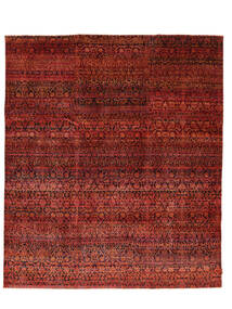  253X294 Abstract Large Sari Pure Silk Rug Silk, Carpetvista