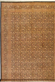絨毯 オリエンタル クム シルク 署名:Ghom Mohammadi 391X590 大きな (絹, ペルシャ/イラン)