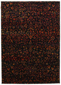 174X243 Sari Pure Silk Rug Modern (Silk, India) Carpetvista