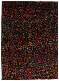 Tappeto Sari Puri Di Seta 174X243 (Seta, India)
