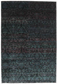 206X303 抽象柄 Sari ピュア シルク 絨毯 絹, Carpetvista