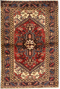 90X133 絨毯 オリエンタル ヘリーズ (ウール, ペルシャ/イラン) Carpetvista
