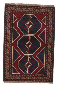 86X132 絨毯 バルーチ オリエンタル ダークピンク/ダークレッド (ウール, アフガニスタン) Carpetvista