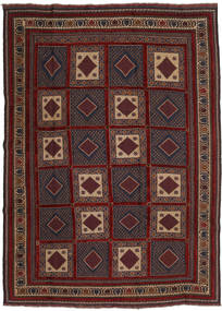  Kilim Golbarjasta Rug 215X288 Wool Dark Red/Brown Carpetvista