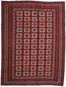 Kelim Golbarjasta Teppich 201X272 Dunkelrot/Rot Wolle, Afghanistan Carpetvista