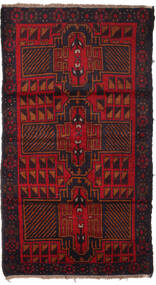  Orientalischer Belutsch Teppich 101X191 Wolle, Afghanistan Carpetvista
