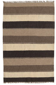  Oriental Kilim Rug 86X132 Brown/Orange Wool, Persia/Iran Carpetvista