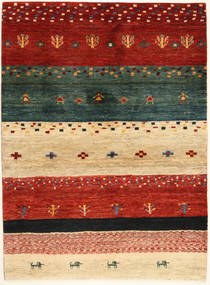 Dywan Perski Loribaft (Persja) 102X140 Czerwony/Beżowy (Wełna, Persja/Iran)