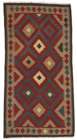 Kilim Maimane Rug 99X198 Red/Brown Wool, Afghanistan Carpetvista