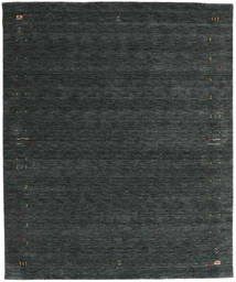 Gabbeh Loom Frame 240X290 Grande Cinza Escuro/Verde Tapete Lã