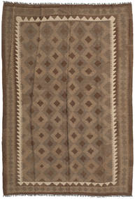 172X252 絨毯 オリエンタル キリム マイマネ オレンジ/茶色 (ウール, アフガニスタン) Carpetvista
