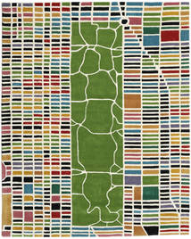 New-York/Manhattan Handtufted 200X250 マルチカラー ウール 絨毯