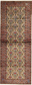 103X280 Hamadan Teppich Orientalischer Läufer Braun/Beige (Wolle, Persien/Iran) Carpetvista