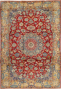 247X375 Najafabad Teppich Orientalischer Beige/Rot (Wolle, Persien/Iran) Carpetvista