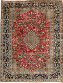  Persischer Najafabad Teppich 296X388 Braun/Beige Carpetvista