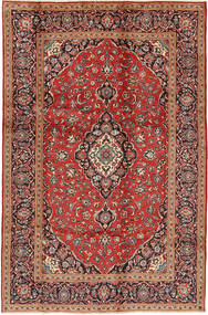 195X295 Keshan Matta Orientalisk Röd/Orange (Ull, Persien/Iran) Carpetvista