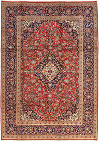  Orientalischer Keshan Teppich 204X293 Wolle, Persien/Iran Carpetvista
