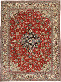 Tapete Persa Sarough Patina 260X350 Vermelho/Bege Grande (Lã, Pérsia/Irão)