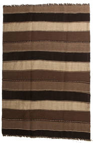 135X200 Kelim Teppich Orientalischer Braun/Orange (Wolle, Persien/Iran) Carpetvista