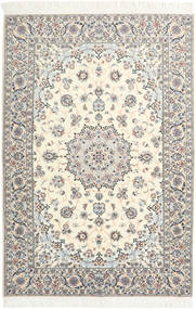  Persischer Nain 6La Habibian Teppich 160X235 Beige/Grau (Wolle, Persien/Iran)