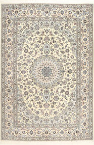 207X307 Nain 6La Habibian Matta Orientalisk Beige/Ljusgrå ( Persien/Iran) Carpetvista