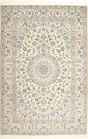 絨毯 ペルシャ ナイン 6La Habibian 206X308 ベージュ/ライトグレー (ウール, ペルシャ/イラン)