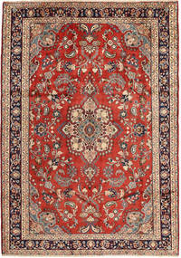  Oosters Hamadan Vloerkleed 208X295 Rood/Oranje Wol, Perzië/Iran Carpetvista
