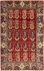  Orientalischer Yazd Teppich 193X317 Wolle, Persien/Iran Carpetvista