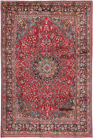  Orientalisk Ardebil Matta 186X300 Röd/Mörkröd Ull, Persien/Iran Carpetvista
