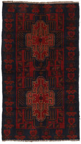Tapete Balúchi 103X189 Vermelho Escuro (Lã, Afeganistão)