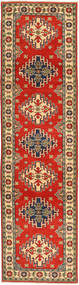  Kazak Fine Tæppe 82X311 Rød/Beige Carpetvista