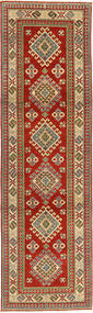 81X292 Tappeto Kazak Fine Orientale Passatoie Rosso/Beige (Lana, Pakistan) Carpetvista