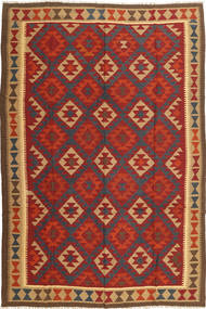  Orientalischer Kelim Maimane Teppich 200X295 Wolle, Afghanistan Carpetvista