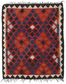 Kelim Teppich 88X105 Wolle, Persien/Iran Carpetvista