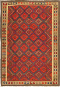  Orientalischer Kelim Maimane Teppich 202X292 Wolle, Afghanistan Carpetvista
