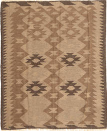 144X187 Kelim Maimane Teppich Orientalischer Beige/Braun (Wolle, Afghanistan) Carpetvista