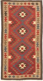 103X197 Kelim Maimane Teppich Orientalischer Braun/Rot (Wolle, Afghanistan) Carpetvista