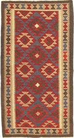 絨毯 キリム マイマネ 105X194 茶色/レッド (ウール, アフガニスタン)