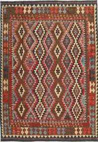 Kilim Afghan Old Style Rug 205X292 Wool Carpetvista