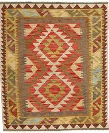  93X115 Pequeno Kilim Afegão Old Style Tapete Lã, Carpetvista