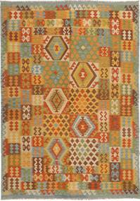 200X285 Kilim Afghan Old Style Rug Oriental (Wool, Afghanistan) Carpetvista