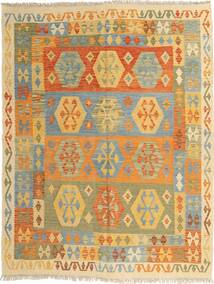  Orientalischer Kelim Afghan Old Stil Teppich 154X201 Wolle, Afghanistan Carpetvista