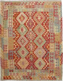  155X196 Kelim Afghan Old Stil Teppich Afghanistan Carpetvista