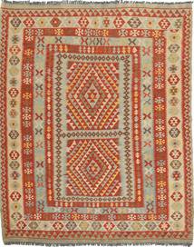 Kilim Afghan Old Style Rug 160X192 Wool, Afghanistan Carpetvista