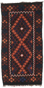 絨毯 キリム マイマネ 92X183 (ウール, アフガニスタン)
