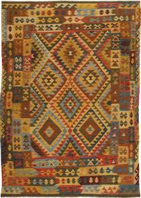  Kilim Afghan Old Style Rug 205X298 Wool Carpetvista