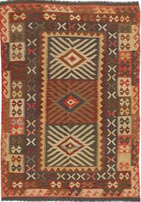  127X202 Small Kilim Afghan Old Style Rug Wool, Carpetvista