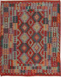  Kilim Afghan Old Style Rug 153X196 Wool Small Carpetvista