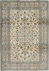 Tappeto Keshan Fine 240X340 Grigio/Beige (Lana, Persia/Iran)